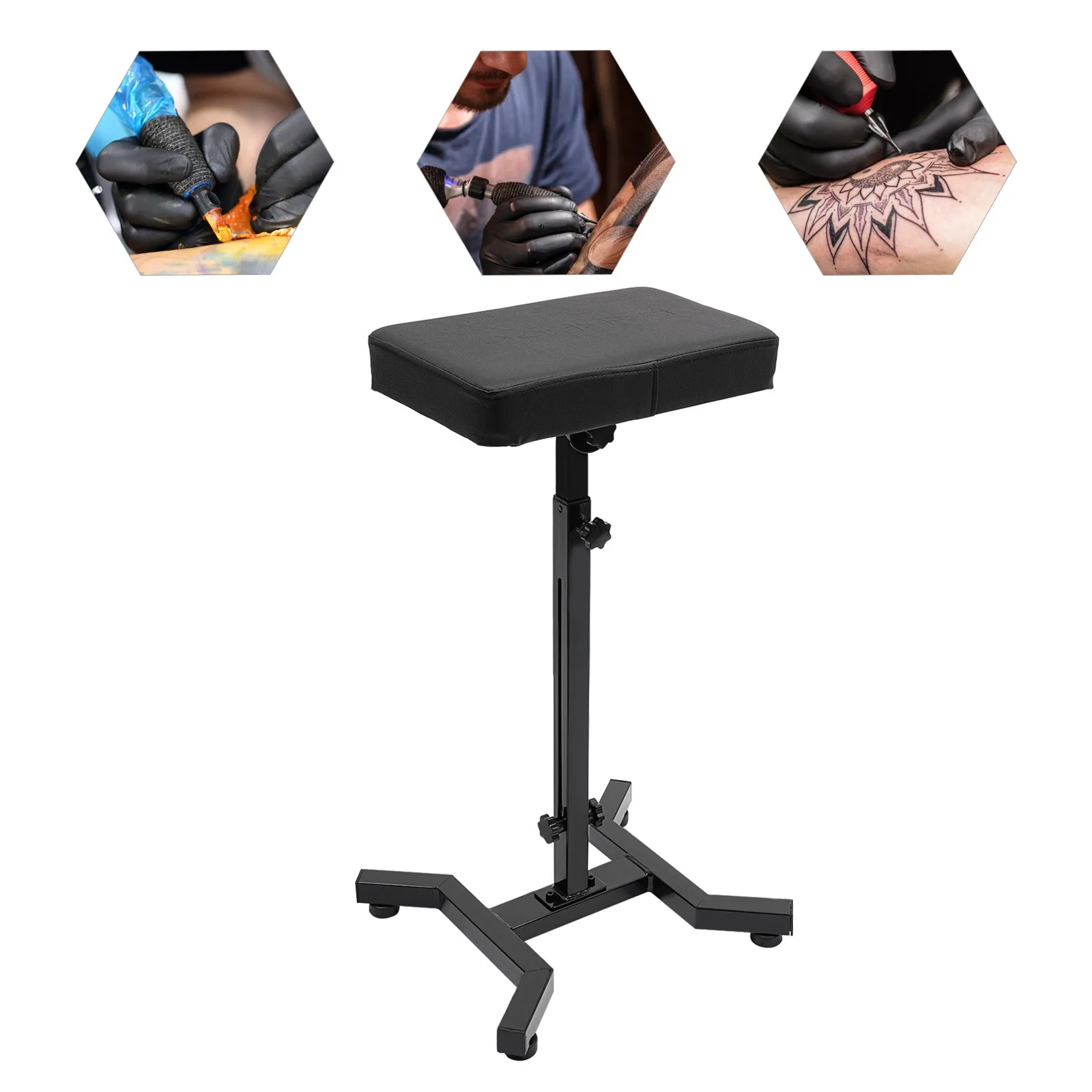 Tattoo-Armlehnenständer, höhenverstellbar, 70–99 cm, Tattoo-Armlehne, professionelle Tattoo-Armlehne, verstellbarer Winkel 340 °