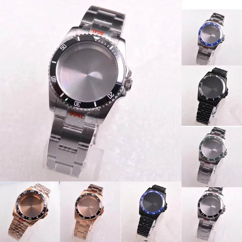 

Planca 36mm Watch Case Fits NH34 NH35 NH35A NH36 ETA2824 PT5000 ST2130 Movement Ceramic Bezel Sapphire glass Watch Case