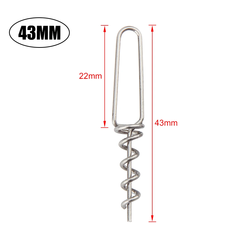 Palisander Weiche Köder Zentrierung Pin Angeln Locken Frühling Feste Sperre Multi-Tiefe Flache Schraube Nadel Shad Werkzeuge Edelstahl