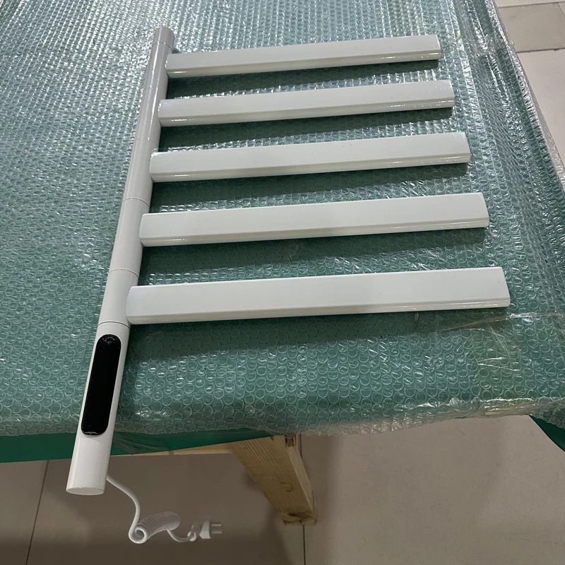 Imagem -06 - Toalheiro Elétrico Aquecido Aquecedor Rotativo Controle de Temperatura Temporização Aquecedor do Banheiro Preto Branco Cinza