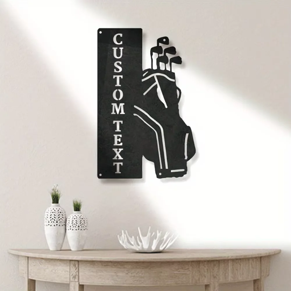 

Metal Address Sign Customize Striking Golf Bag Design for Golfers. Ideal Gift & Home Decor. Perfect Custom Sign & Wall Sculpture