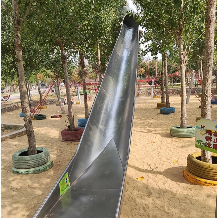 Outdoor Adventure Resorts - Scivolo a Spirale in Acciaio Inox