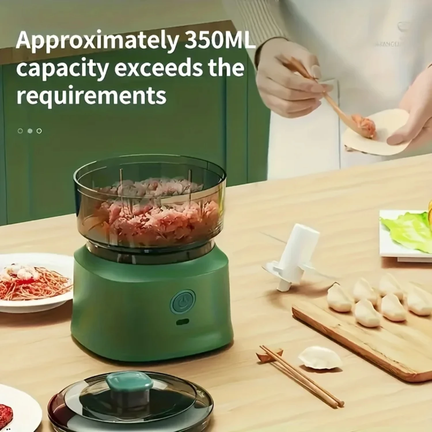 Versatile Multifunctional Kitchen Food Chopper - Handy Cooking Machine and Grinder for Household, Garlic Masher and Auxiliary Fo