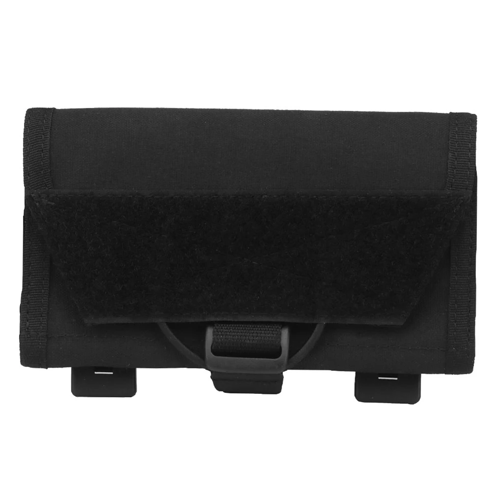 Phone Carrying Cover Case Quick-Release Vest Phone Holder Elastic Bands Cell Phone for Molle Holder Built-in Plastic Strips