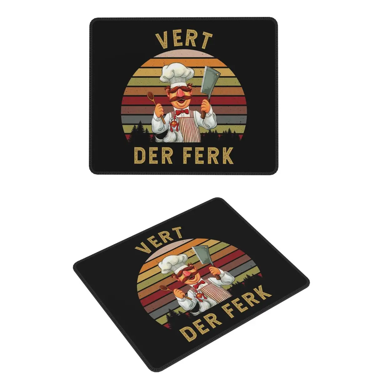 

Swedish Chef Mouse Pad Computer Keyboard Mouse Mat Gamer Laptop Desk Mat Office Table Mats