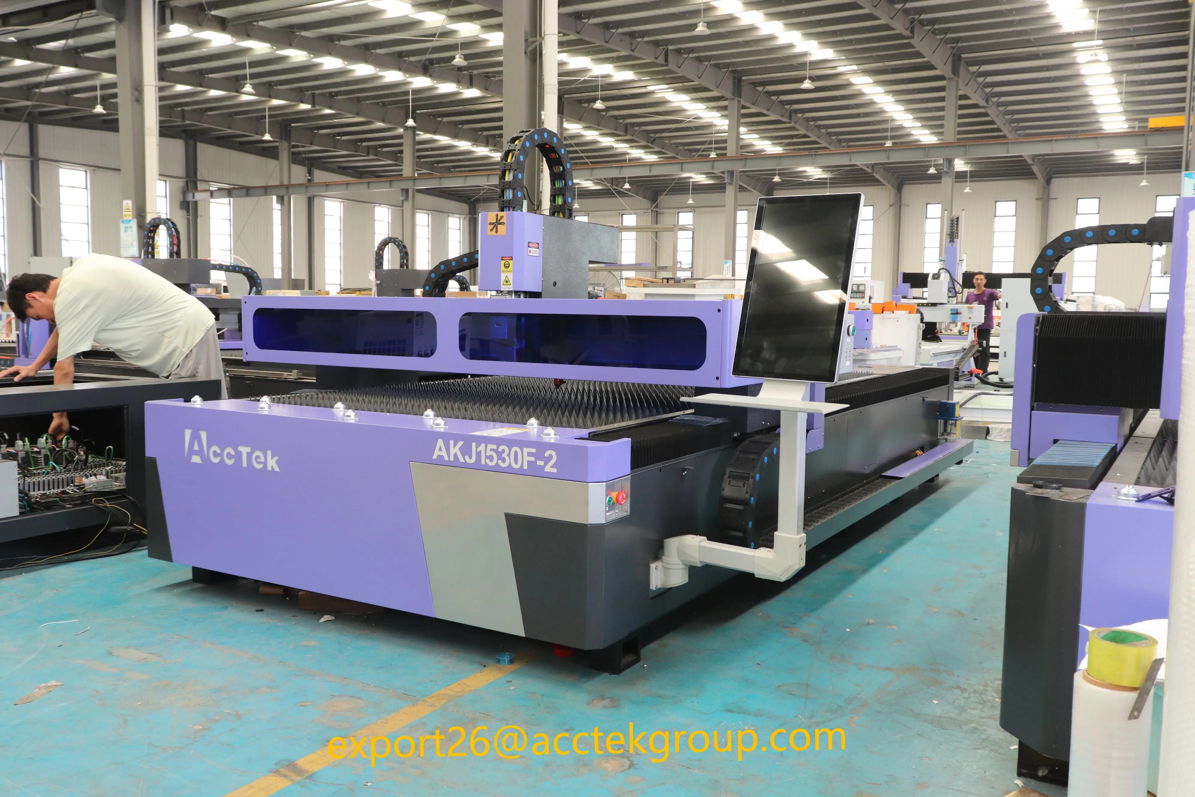 Metal Laser Cutting Machine  Manufacturer Price Automatic  Fiber Laser 300W CNC CO2 Laser  integrat Cutter for aluminum steel