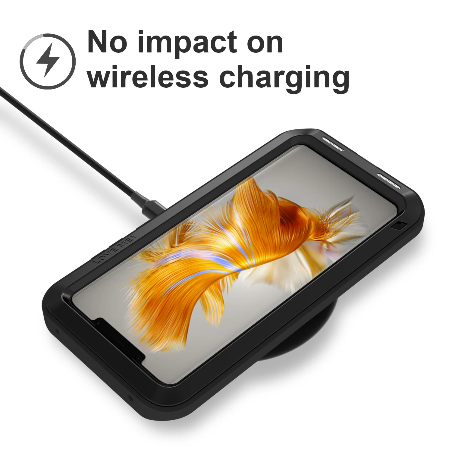 Love Mei Metal Phone Cases For Huawei Mate 50 Pro Aluminum Armor Shockproof Heavy Duty Case For Mate50 Pro Protective Cover