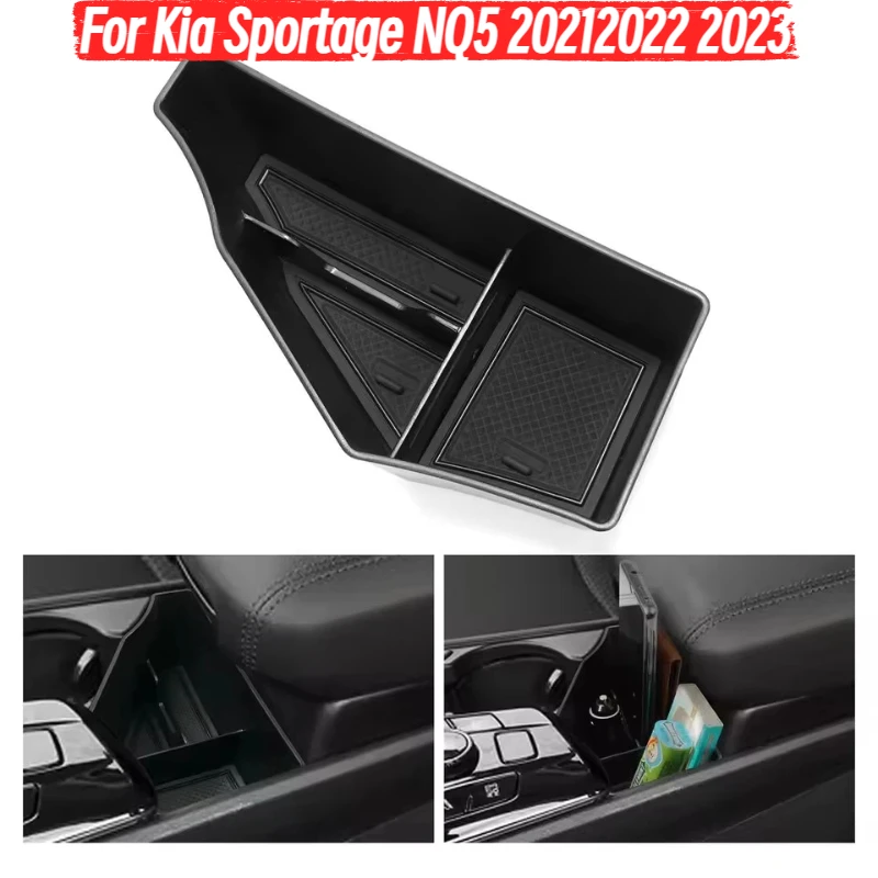

For Kia Sportage NQ5 20212022 2023 Center Console Storage Box Tray Organizer Car Interior Accessory For Kia Sportage NQ5 21-23