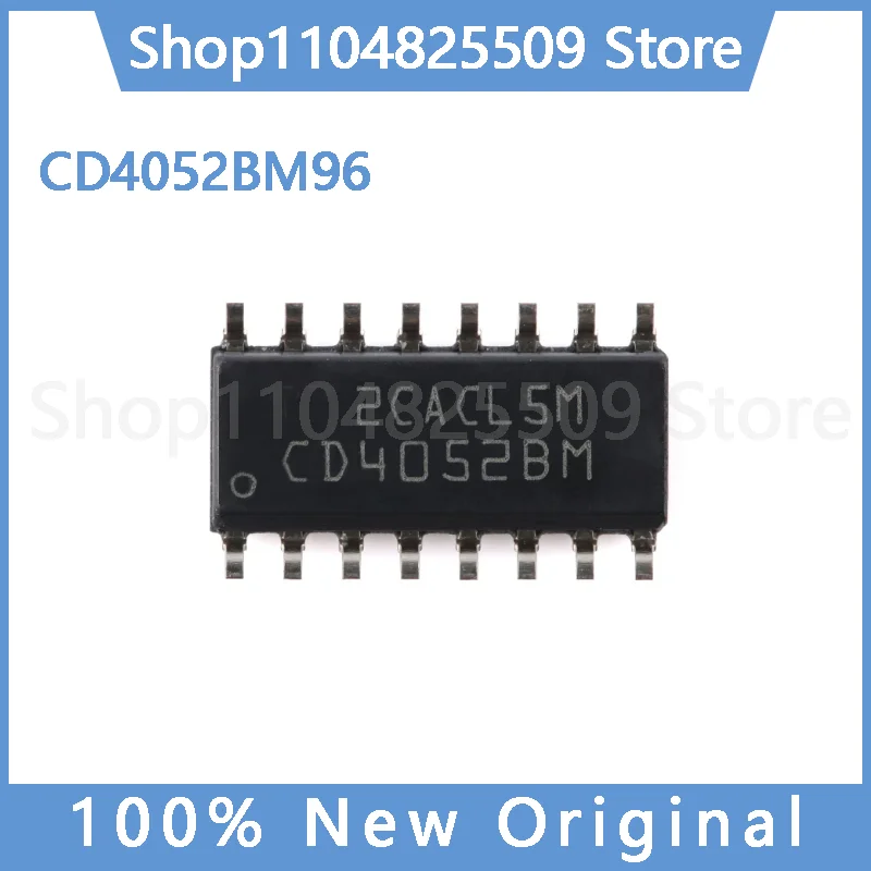 Picture 3: (5~30pcs) pcs 100% Original New CD4052BM96 — SOIC-16, Low On-Resistance Dual 4:1 Analog Multiplexer IC