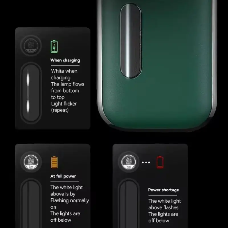 Kemei-cortadora de pelo eléctrica profesional, recargable por USB recortadora de barba, Mini cortadora portátil de aceite, tallado de cabeza, Motor
