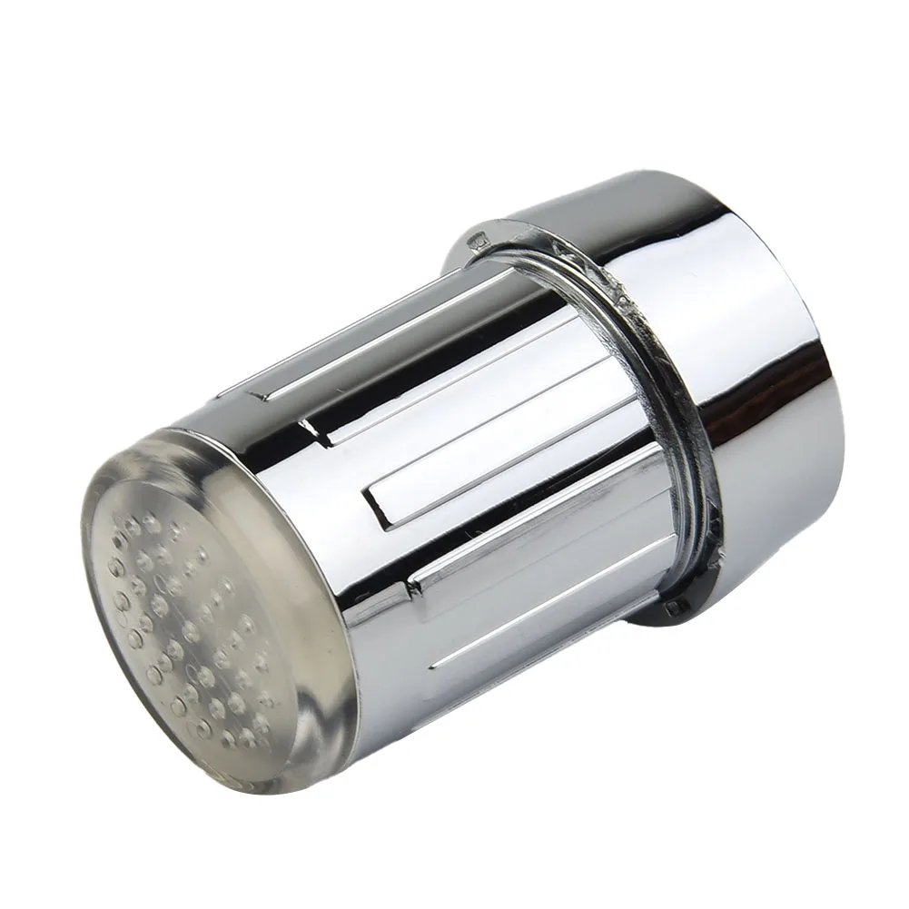 

Светодиодный смеситель со светодиодной подсветкой, смеситель для ванной комнаты, 1 шт., внешний смеситель с внешней резьбой, светящийся смеситель с подсветкой