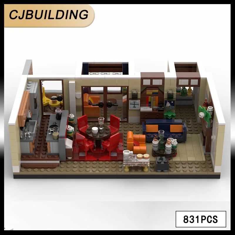 Moc 831pcs Will Grace Studio Style Technology Modular Building Block set Brick Toys Kids Collector Birthday Christmas Gifts