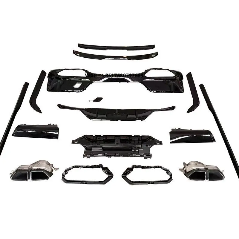 Factory Supply Affordable MP Body Kit Gloss Black Carbon Fiber Look M760 Black Warrior Bodykit B for 7 Series G70 2023-2025