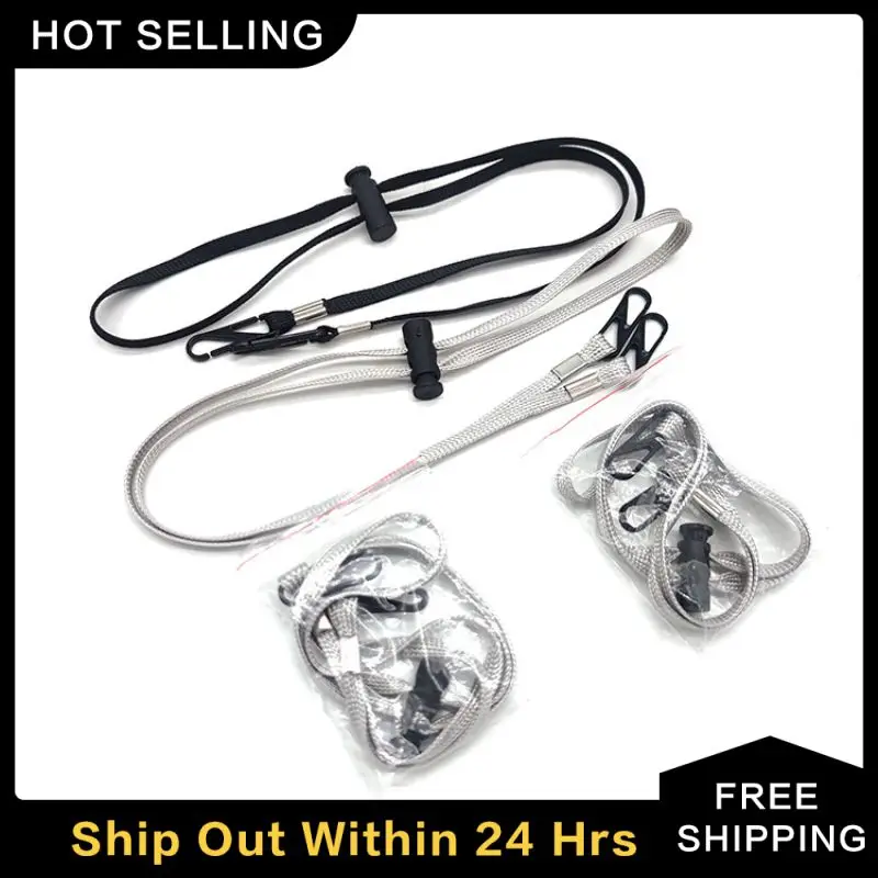 Mask Hanging Rope Face Mask Lanyard Mask Holder Adjustable Traceless Ear Hanging Rope Two Hooks