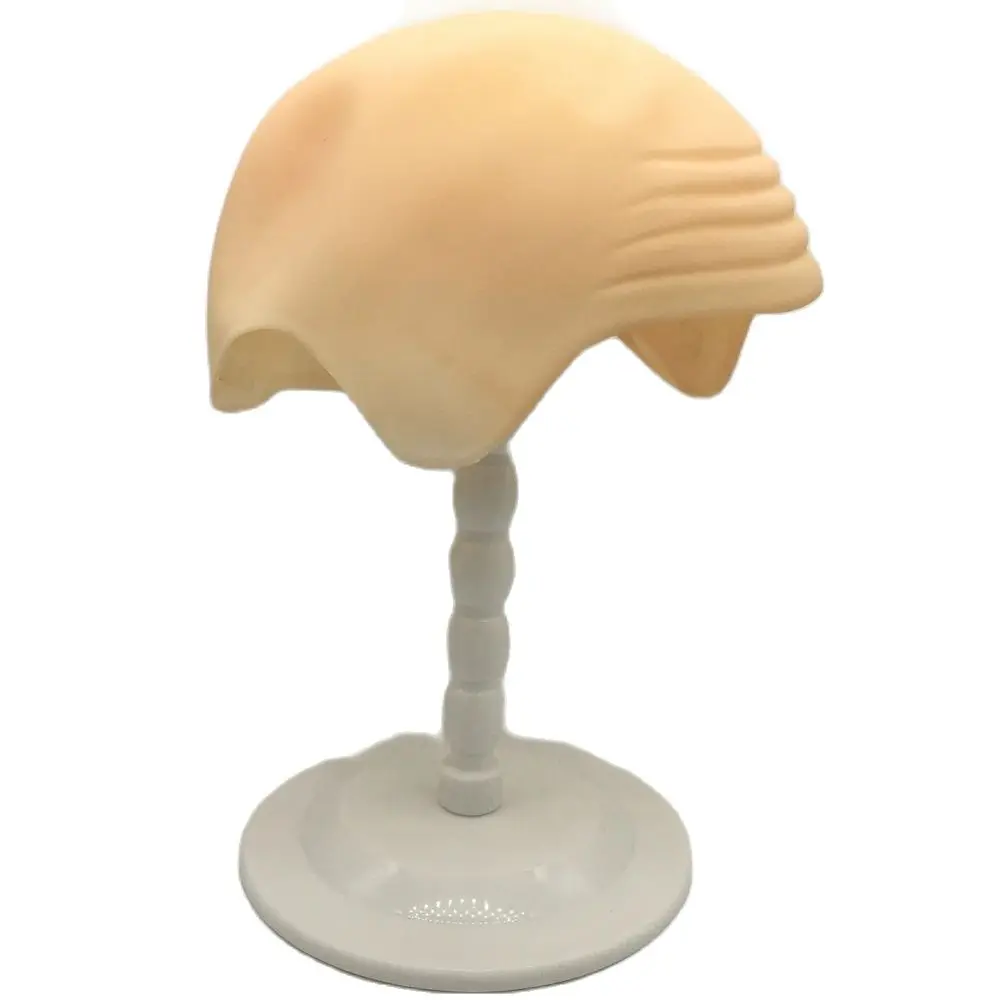 Syhood Halloween Bald Cap Makeup اللاتكس BaldHead شعر مستعار قبعات أصلع قبعة تأثيري حلي للبالغين