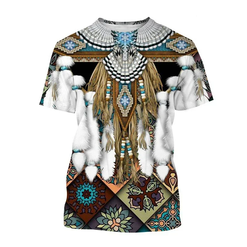 

Indian T-Shirts Ethnic Style 3D Print Streetwear Men Women Casual Fashion Oversized Short Sleeve T Shirt Kids Tees Tops Clothing