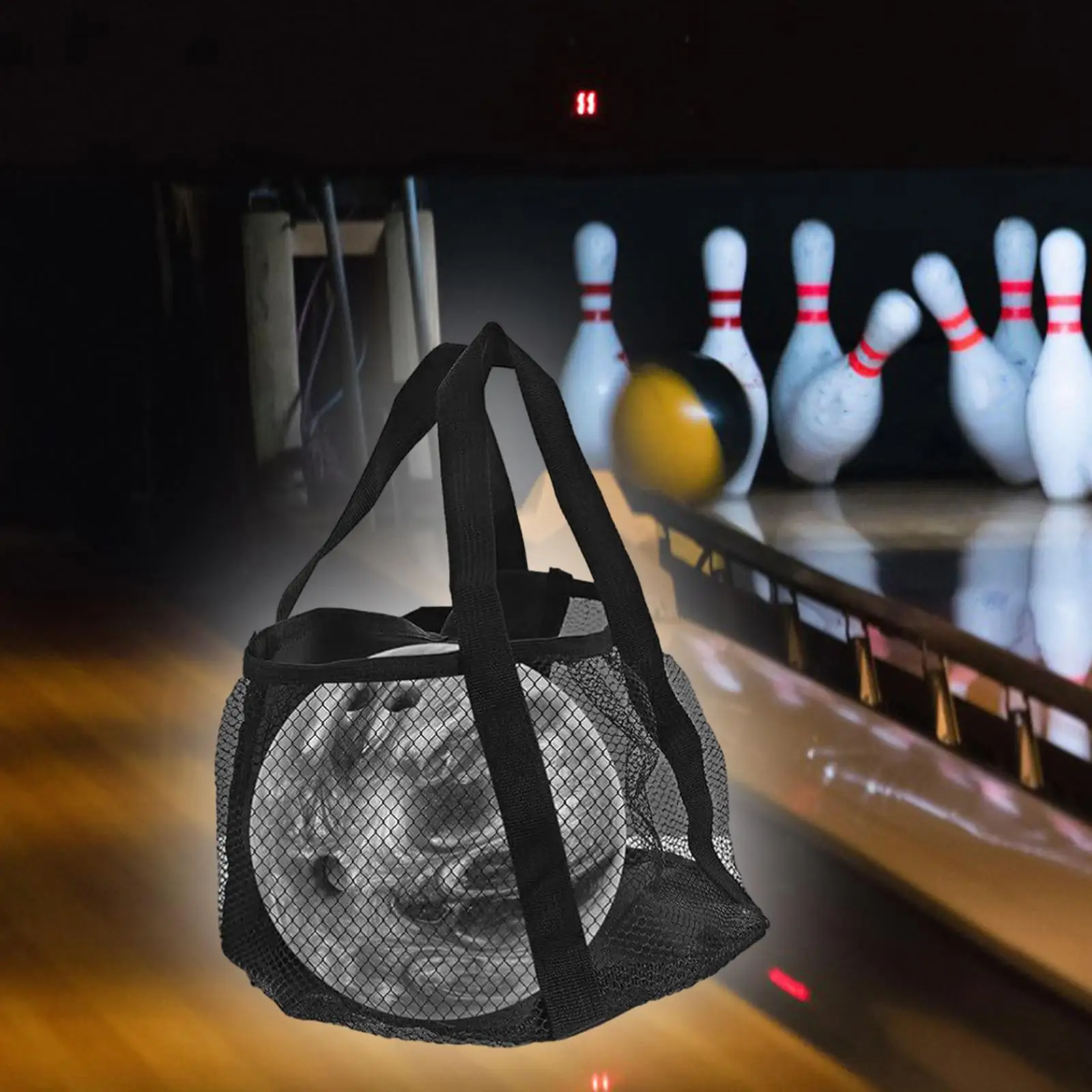 Single Bowling Ball Bag Compact Oxford Cloth Carry Bag Bowling Ball Holder