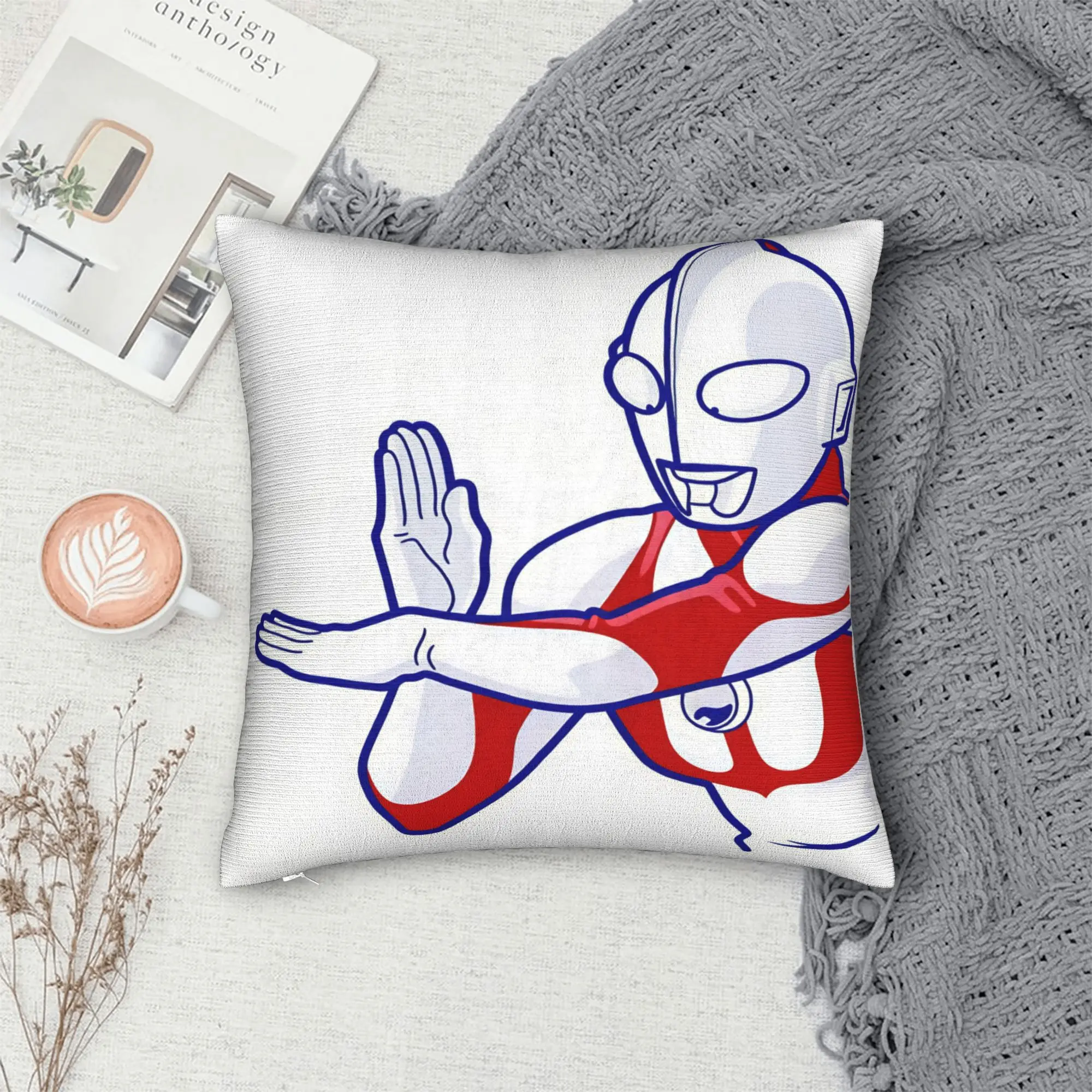 Pillow Cover Ultraman Tiga Zero   Morden Pillow Case For Living Room Bed Chair Pillowcases