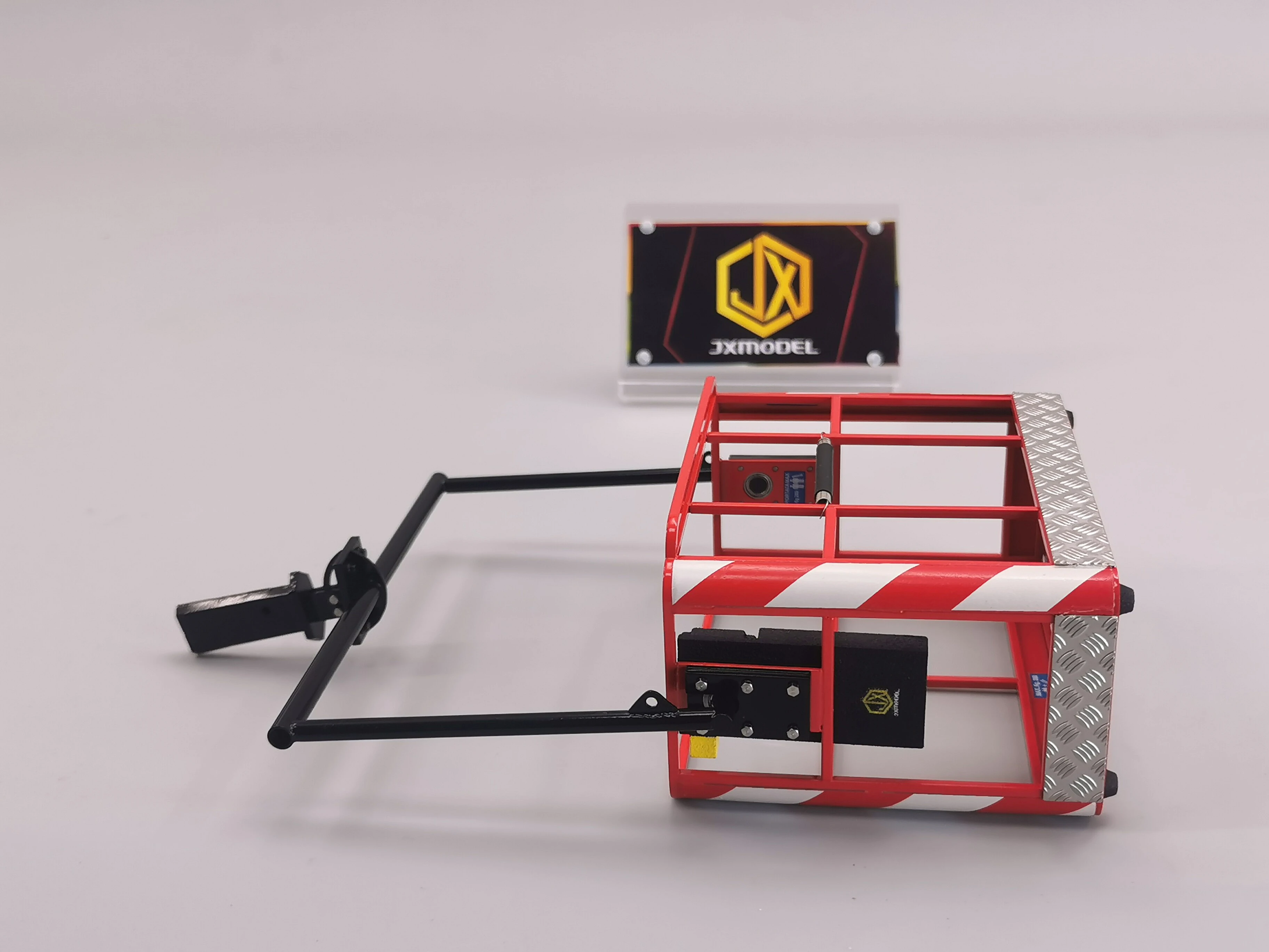 JXmodel für 1/14 LKW-montierten Kran Arbeitskäfig F1650 Erweiterter Anbaukran FASSI RC Zubehör – Detail 5