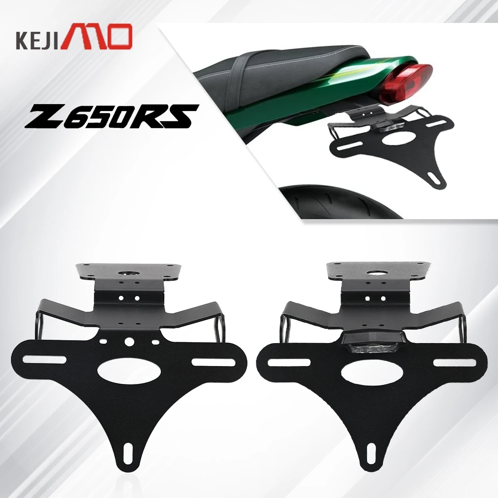 

License Plate Holder Bracket Rear Tail Tidy Fender Eliminator For KAWASAKI Z650RS Z 650RS Z650 RS 2021 2022 2023 2024 2025 2026