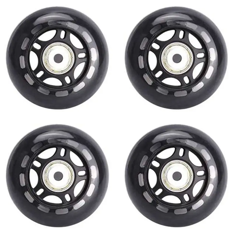 A89E-20Pcs Roller Skates Non-Flashing Wheel Skate Wheel 70X24mm Bearing Skate Accessories Non-Slip
