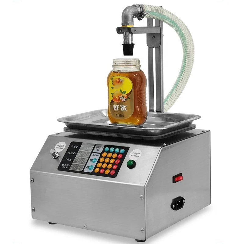 Weighing Filling Machine Honey sesame paste edible oil glue viscous juice milk perfume liquid automatic