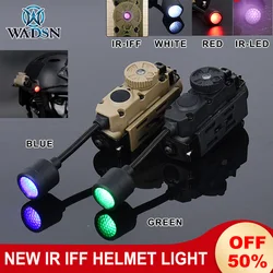 Sidewinder Scheinwerfer taktischer Helm Blitzlicht rot grün blau weiß ir Licht LED Strobe Iff Outdoor Jagd Hilfs licht