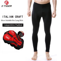 X-TIGER Cycling Pants Men Gel Pad Bicycle Clothes MTB Road Bike Pants Anti-slip Leg Grips Bike Pants Outdoor Outfit Clothes