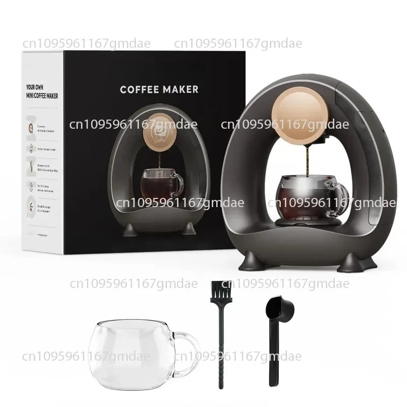 New US standard 110V coffee machine, home office American coffee machine, mini portable brewed capsule coffee