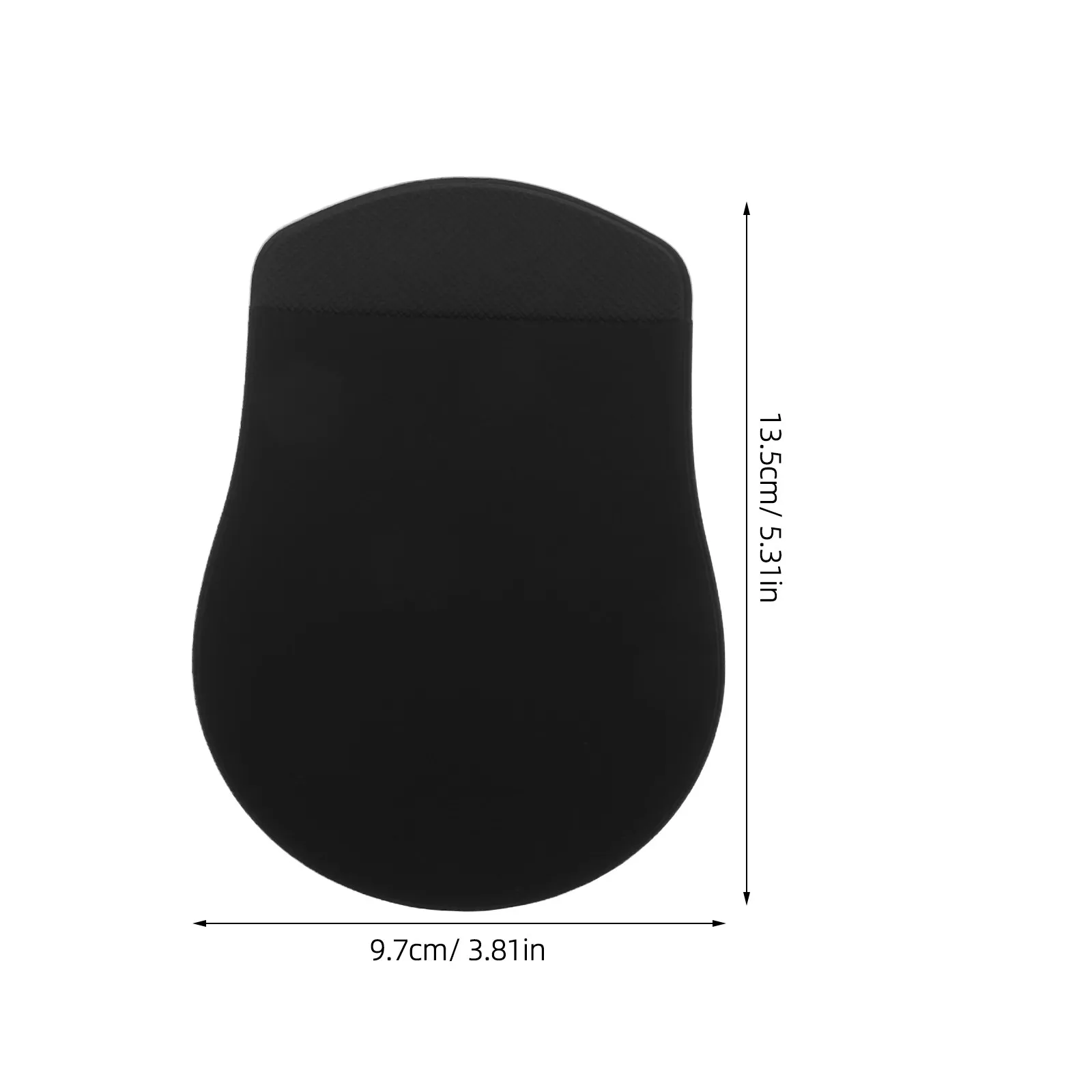 2Pcs Mouse Storage Bag Self-Adhesive Elastic Stick-on Cover Sleeve for Laptop Wireless Mouse Travel Office Protective Holder