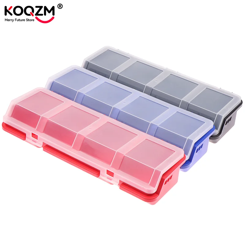 Pudełko organizer z wieloma przegródkami na śrubki i drobne części, wytrzymałe plastikowe pudełko do przechowywania narzędzi, sprzętu i biżuterii.