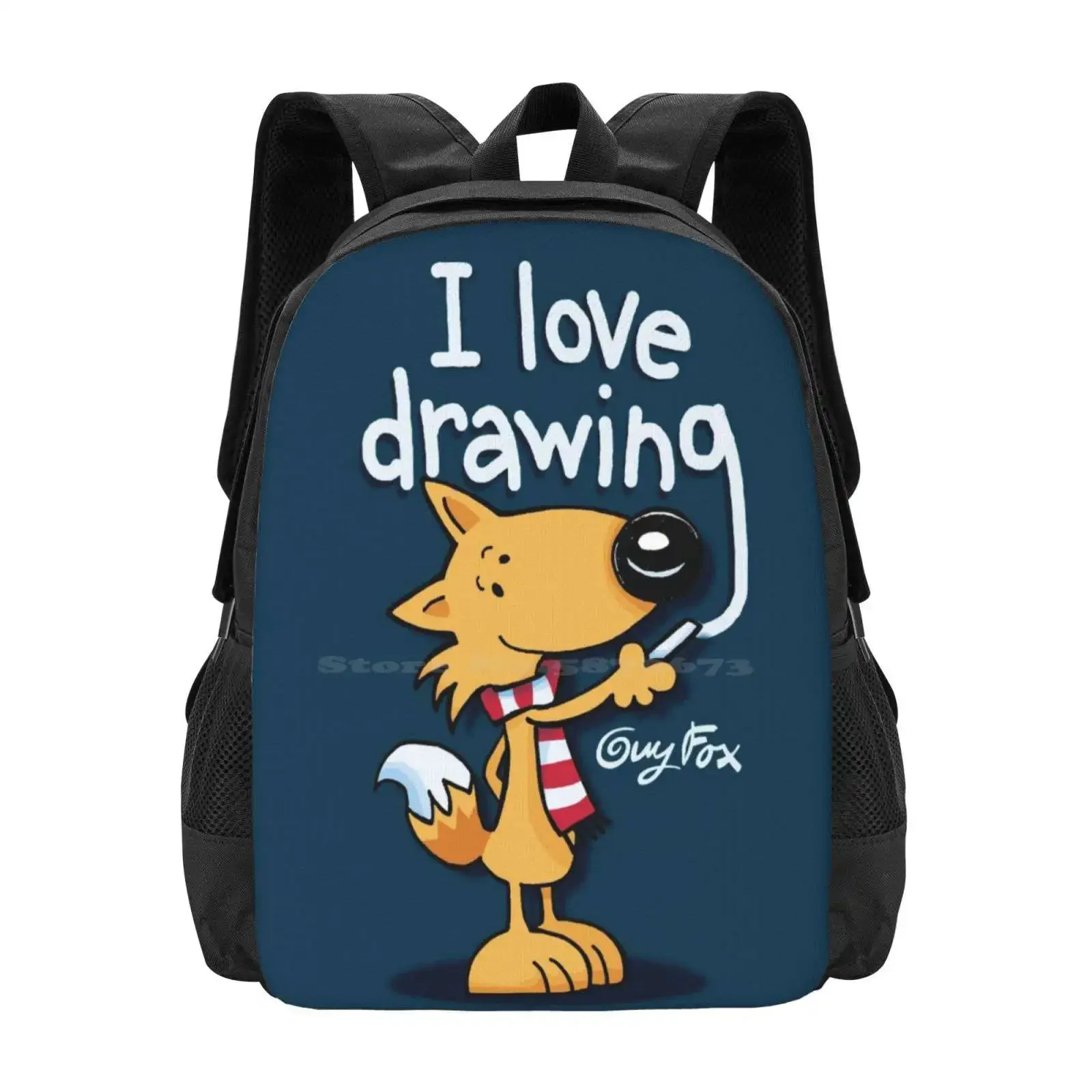 

Guy Fox I Love Drawing Pattern Design Рюкзак Школьные сумки Guy Fox Классная доска Love