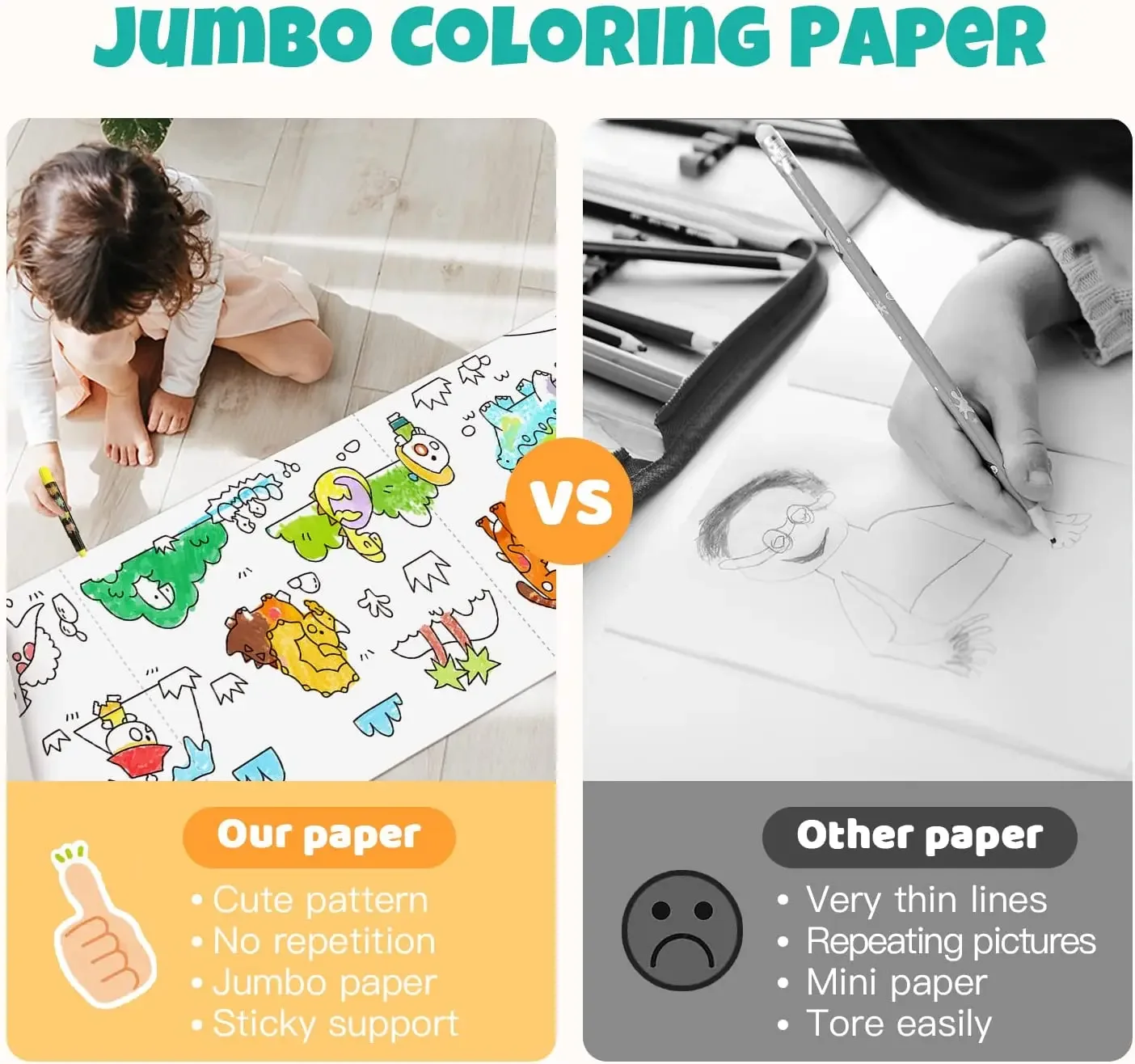 30*90CM Children\'s Drawing Roll Coloring Paper Roll for Kids Drawing Paper Roll DIY Painting Drawing Paper Color Filling