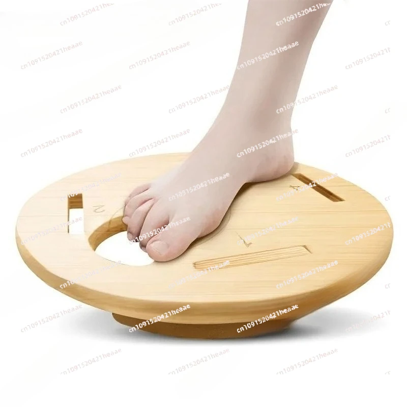 Suitable for Professional training for dynamic core strength training of wooden swing balance board foot yoga