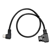 Dtap to Type Cable,Camera Battery Power Supply Cord D Tap Input to USB Output Charging Wire Line for V Mount Battery