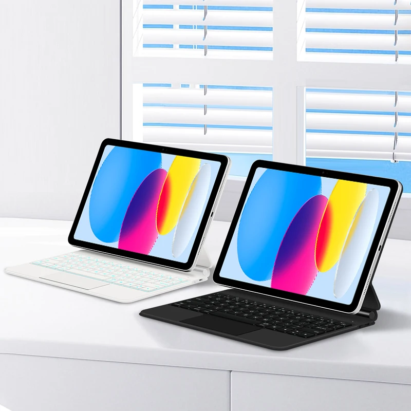 2025年版 iPad 第11世代/第10世代用 Magic Keyboard ケース iPad a16 ケース 11インチ A3354 A3355 A3356 A2696 スマートマグネット式ブックカバー フォリオ