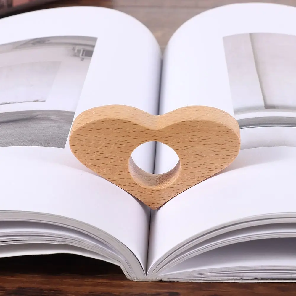 One Hand Reading Bookmarks Page Turning Fixed Wooden Thumb Bookmark Fast Reading Aids Tools Thumb Book Support School Office