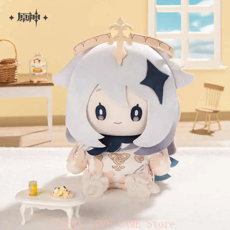 

Оригинальная игра Mihoyo Genshin Impact Paimon Albedo, мягкая декоративная подушка, модель орнамента, подушка для косплея, аниме-талисман, подарок на Хэллоуин