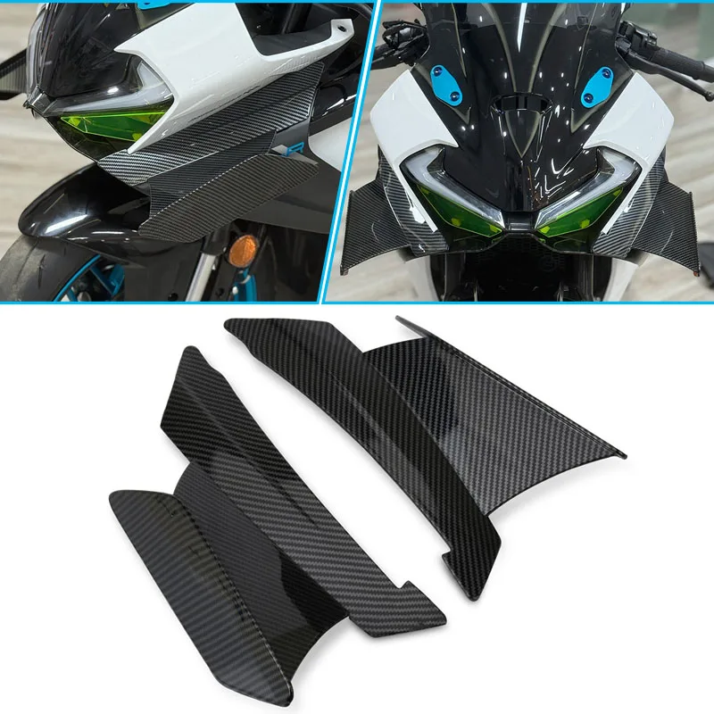 Motorcycle Accessories Side Fairing Aerodynamic Winglets Dynamic Wing Kit For 675SR 675 SR 675SR-R 675SRR