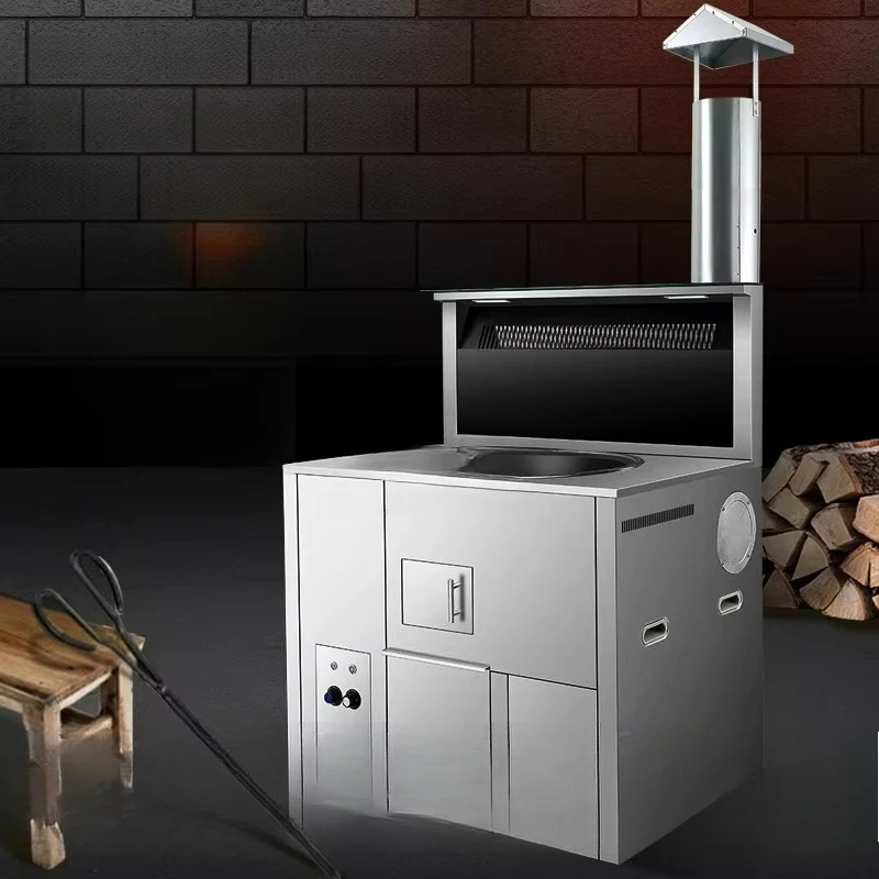 yjq rural household single stove large suction integrated stove kitchen smoke-free