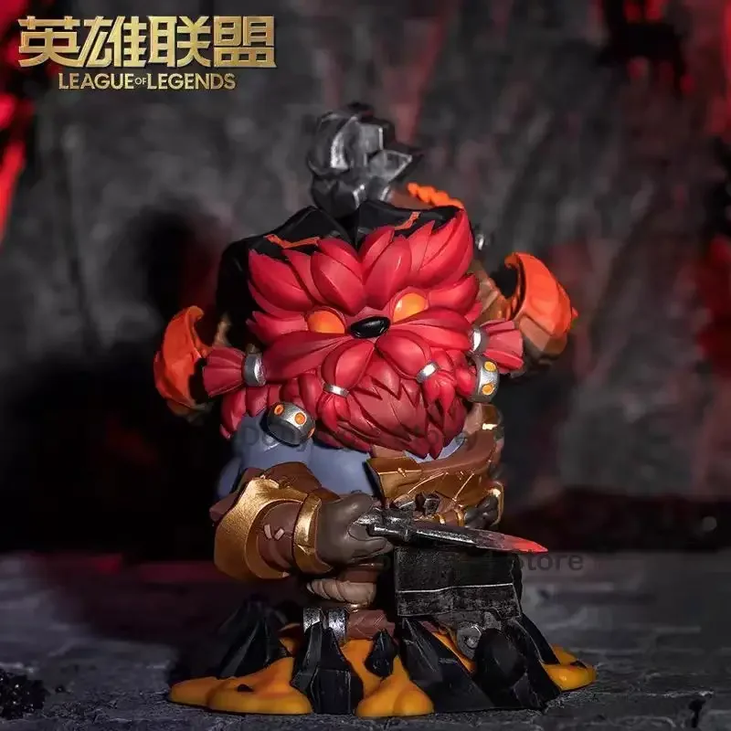 

LOL Ornn Series 4 XL Figure Mountain Fire Q Ver. Anime Action Figure PVC Collectible Model