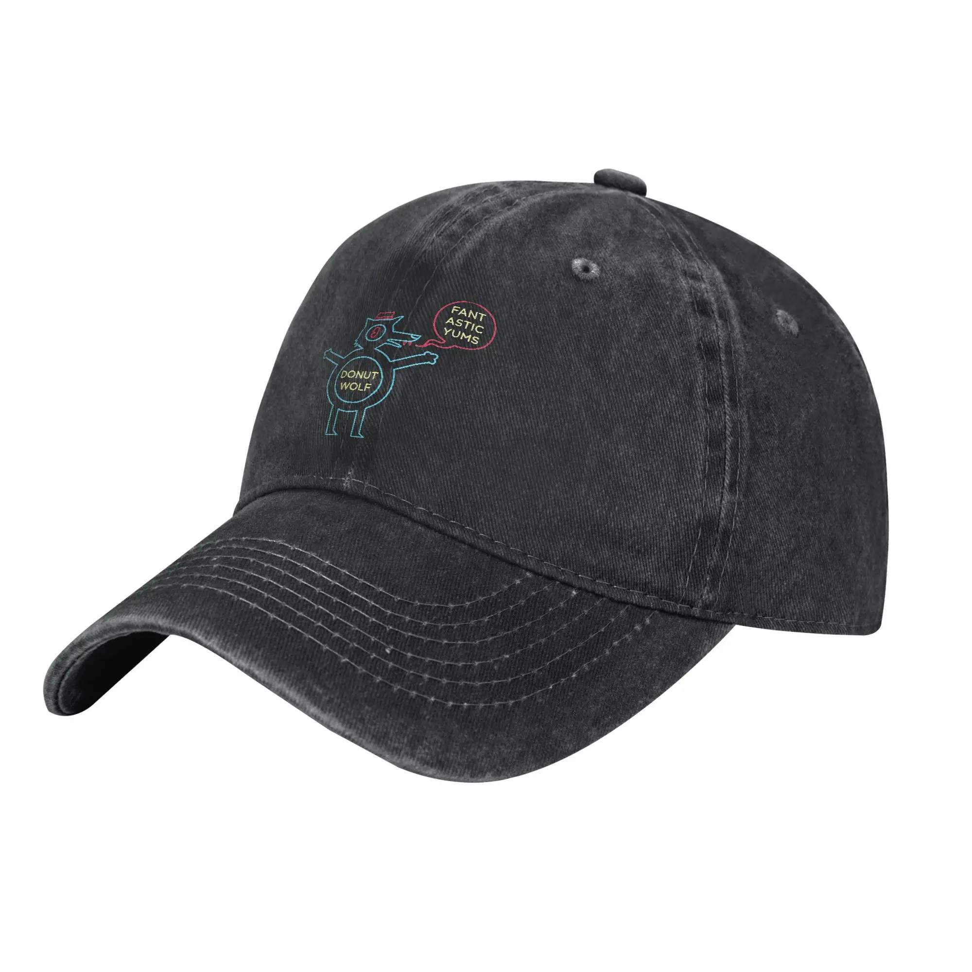 Night in the Woods - Donut Wolf Fashion Baseball Cap  Fashion Accessory Golf Cap  Amusement Park Golf Cap