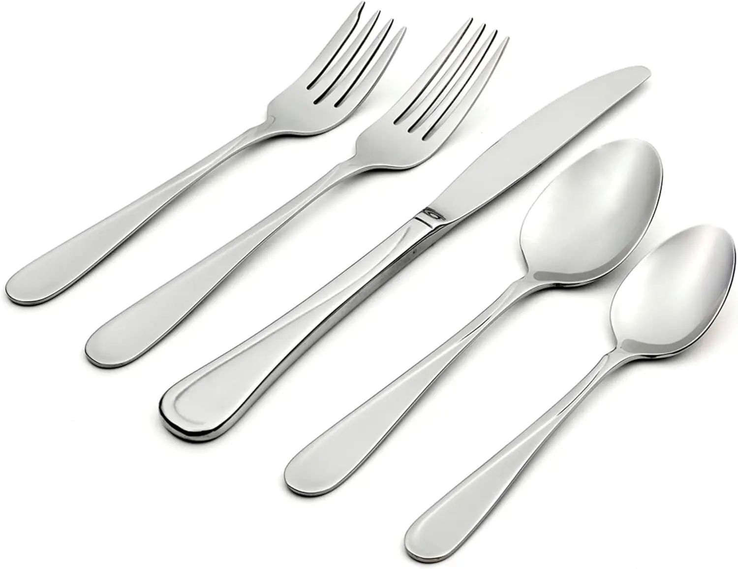 Flight 45-Piece Stainless-Steel Flatware Set, Service for 8