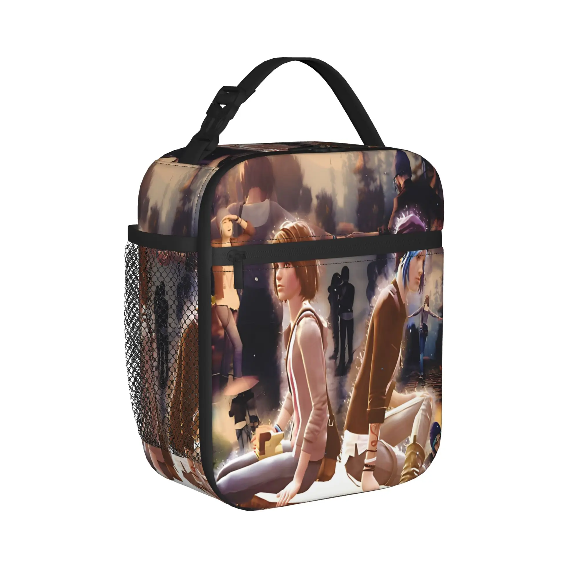 Life is Strange Game Insulated Lunch Bag Thermal Bag ,Meal Container Butterfly Tote Lunch Box Food Storage Bags School