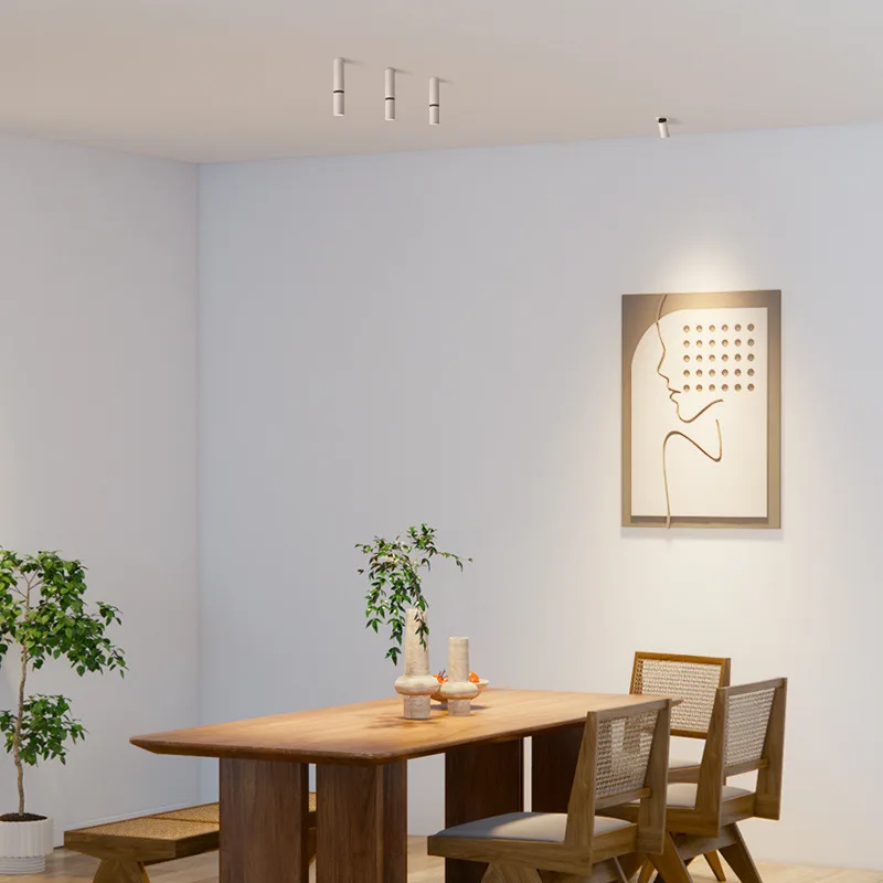 Modern Recessed COB Spotlights Ceiling Anti-glare 5W 360° Rotation 15-60° Adjustable Focus Dimmable Interior Lighting 110-240V