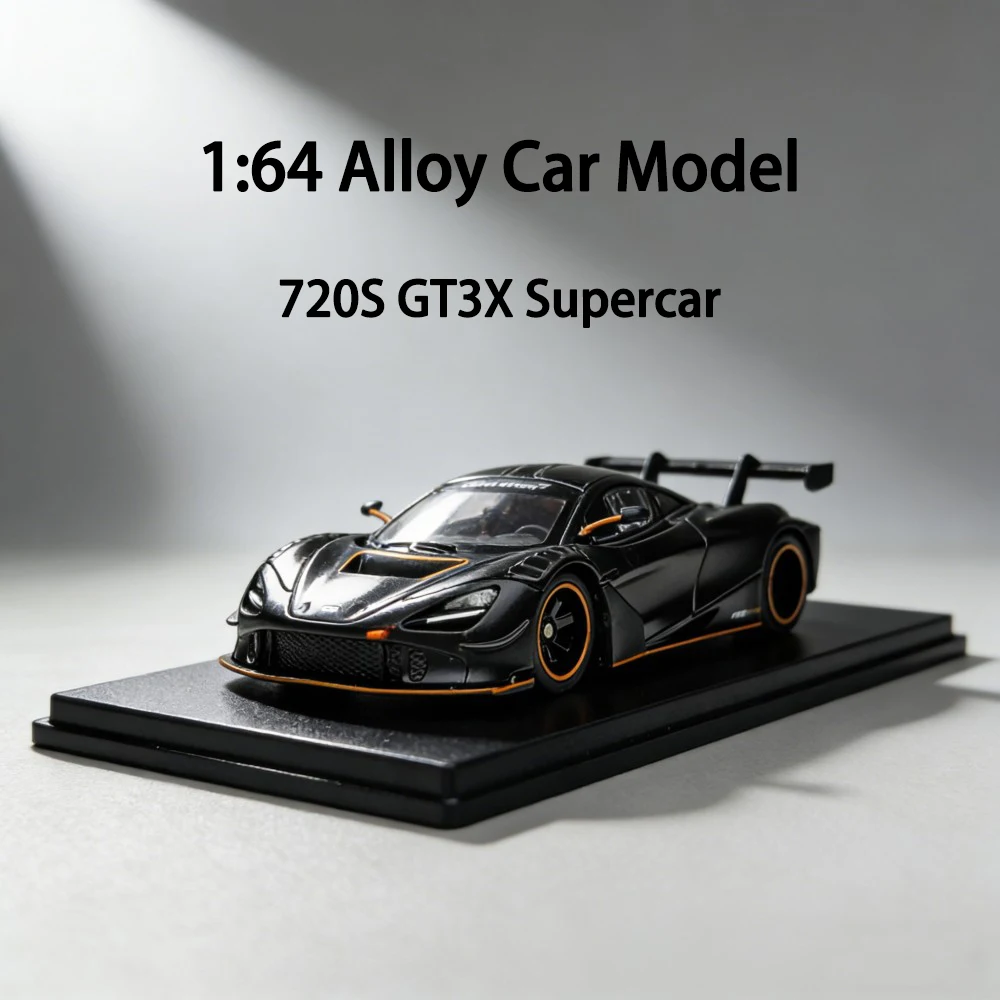 

1:64 Scale Alloy Diecast 720S GT3X Car Model | Racing Collectible Vehicle | High-Detail Static Display Ornament | Gift for Car E