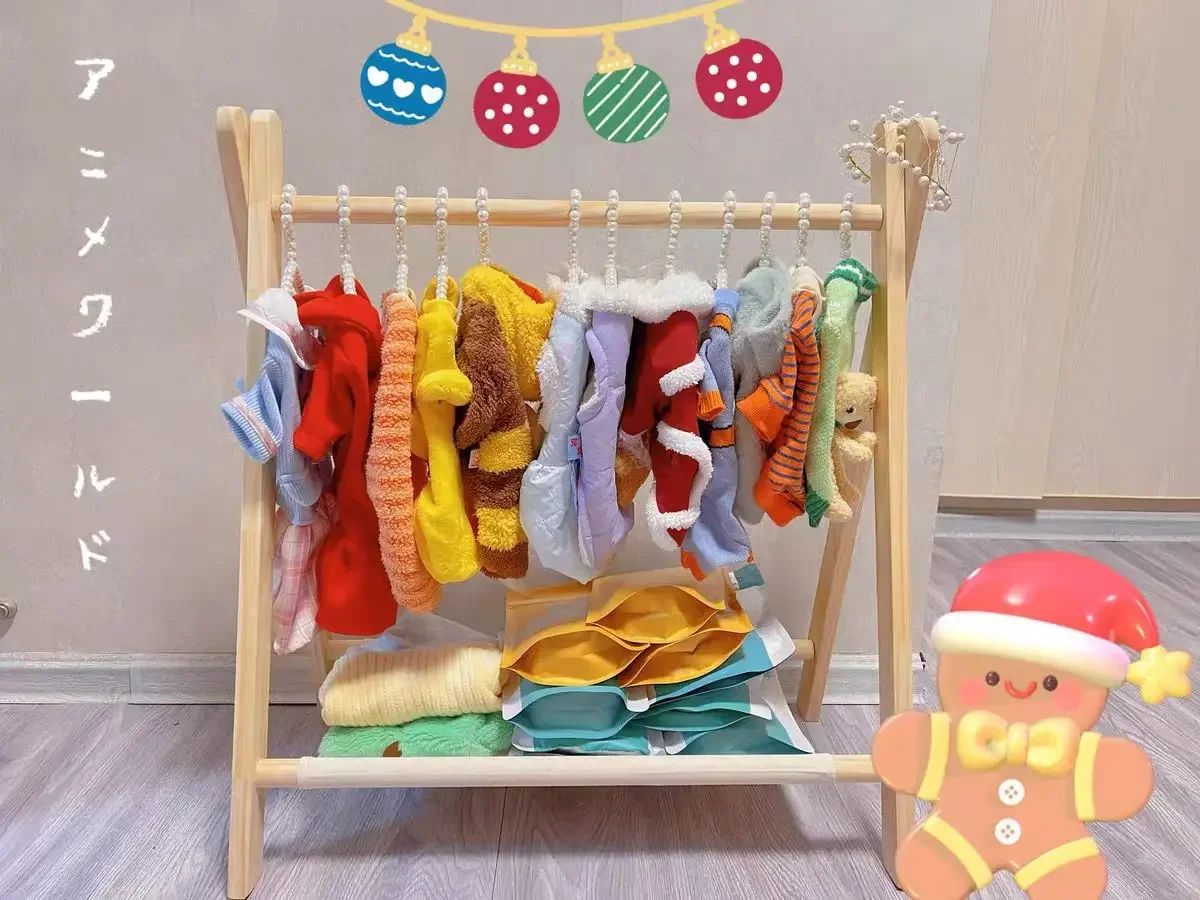 반려동물 바닥 행어 강아지 옷장, 단단한 나무, 강아지 고양이 옷장, 코트 랙, 개 행어, 작은 옷 보관 랙