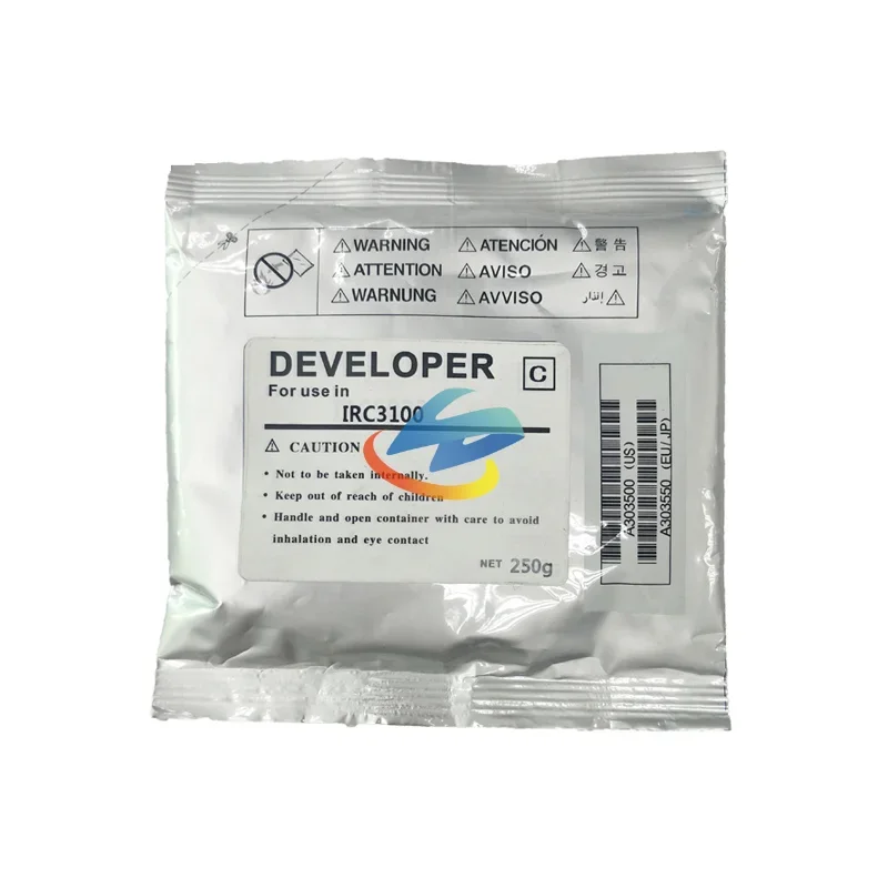 4PCS IRC3200 Developer Powder Compatible for Canon IRC3100 3200 5185 4580 4080 3100 IRC3200 IRC5185 IRC4580 IRC4080 CMYK/250g