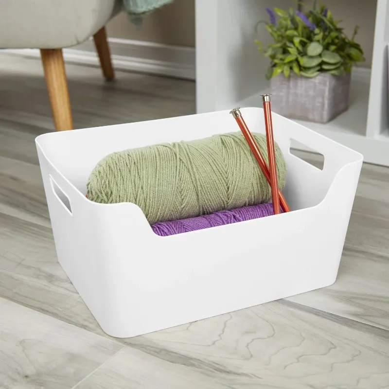 

HOT X-Large Easy Access Bin Plastic, White.Fast delivery