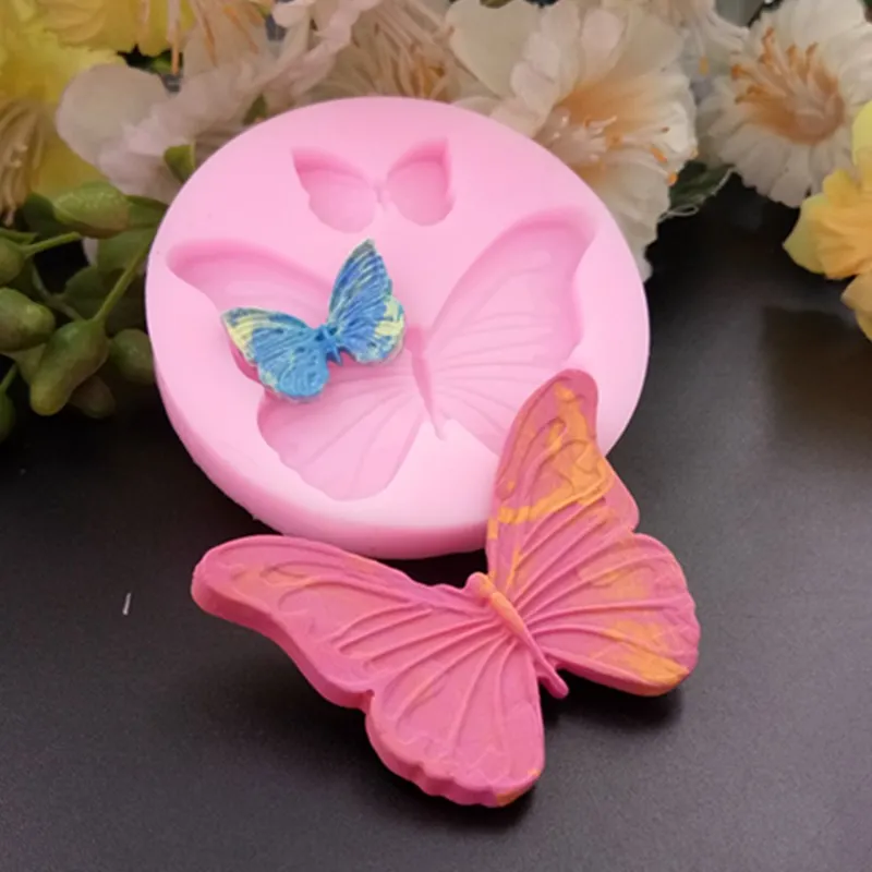 

Butterfly Silicone Cake Mould DIY Chocolate Fondant Moulds For Birthday Cake Decoration Kitchen Kit Baking Tools Accessories